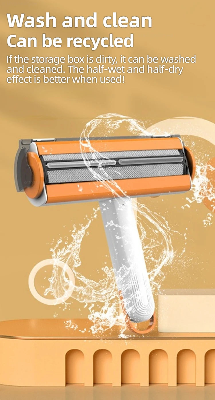 RolloClean™ – Rouleau Anti-Poils Réutilisable