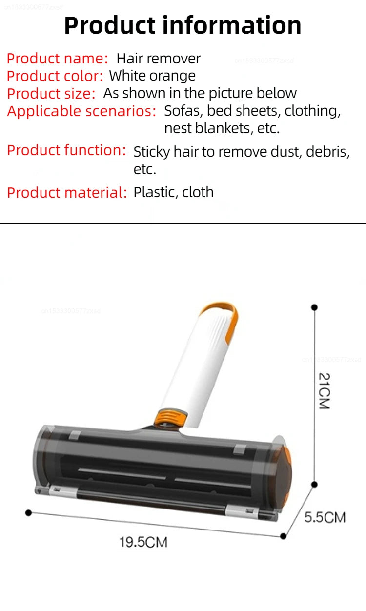 RolloClean™ – Rouleau Anti-Poils Réutilisable