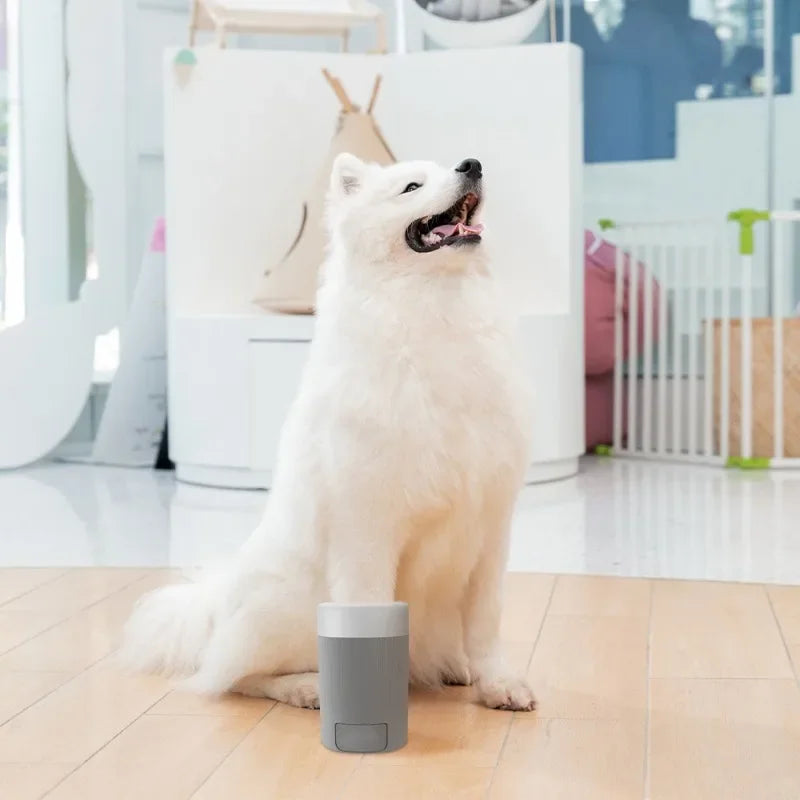 Tasse de nettoyage de pattes d’animaux de compagnie semi-automatique